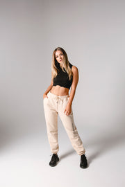 Oatmeal Essential Track Pant