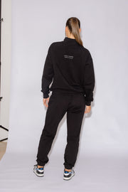 Half Zip Jumper Oversized | Black