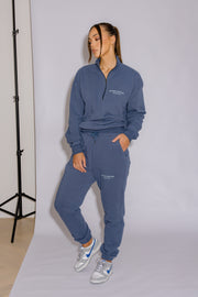 Half Zip Jumper Oversized | Moonlight Blue