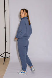 Half Zip Jumper Oversized | Moonlight Blue