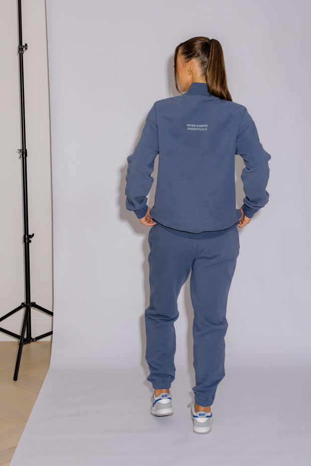 Half Zip Jumper Oversized | Moonlight Blue