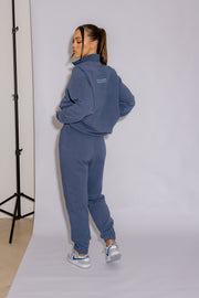 Half Zip Jumper Oversized | Moonlight Blue