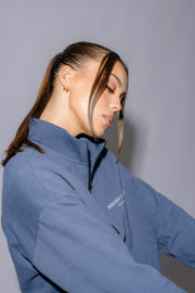 Half Zip Jumper Oversized | Moonlight Blue