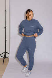 Essential Crew Jumper | Moonlight Blue