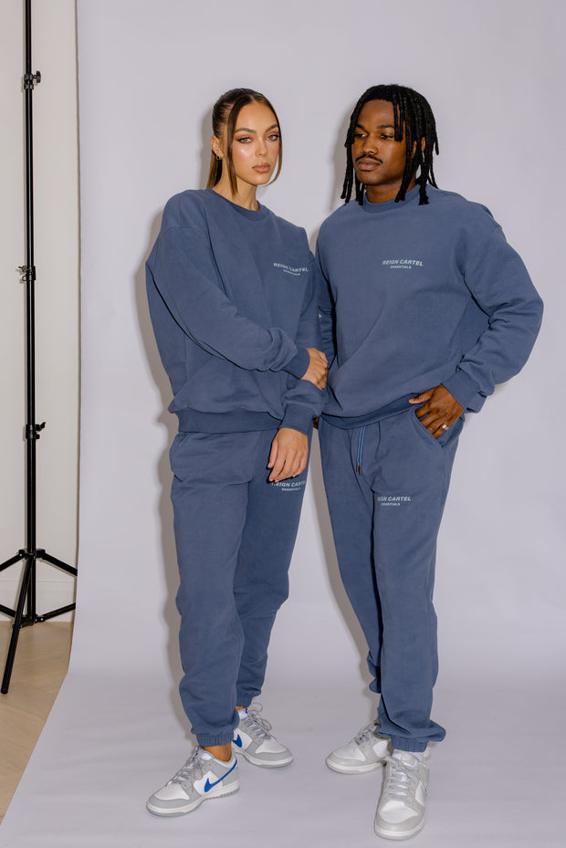 Essential Crew Jumper | Moonlight Blue