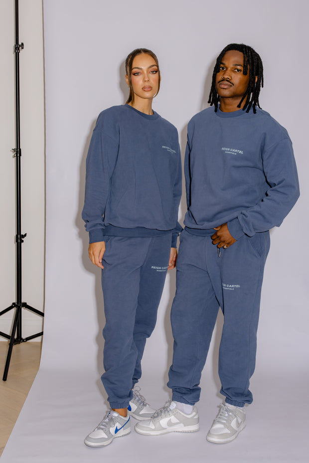 Essential Crew Jumper | Moonlight Blue