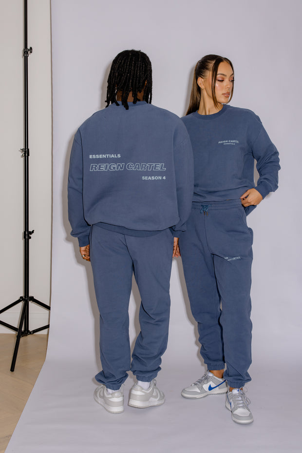 Essential Crew Jumper | Moonlight Blue