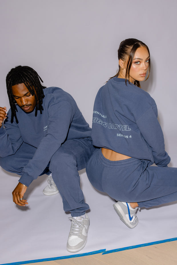 Essential Crew Jumper | Moonlight Blue