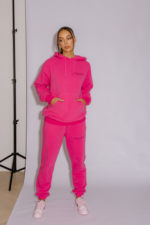 Essential Track Pant Relaxed Fit | Hot Pink