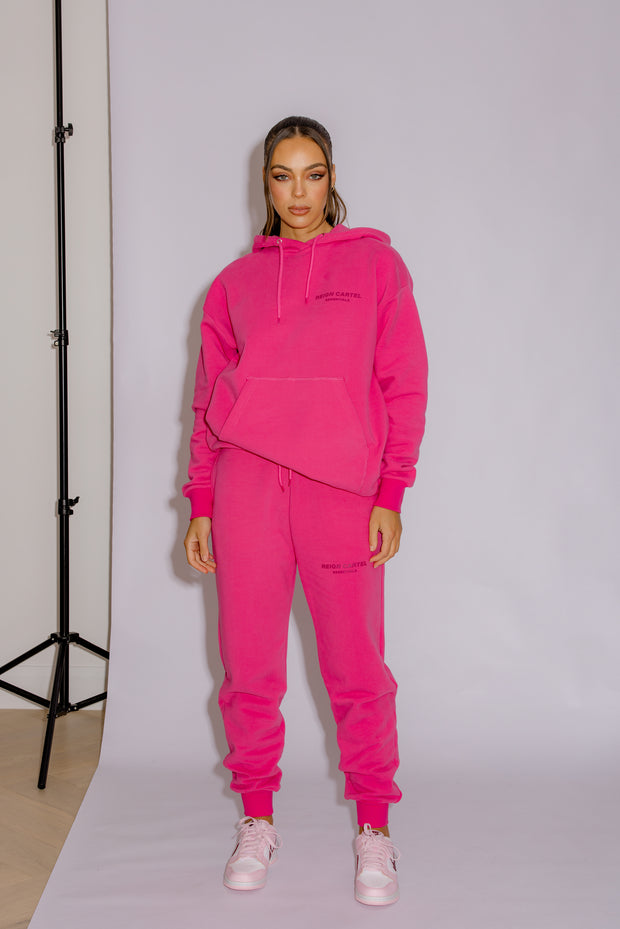 Essential Track Pant Relaxed Fit | Hot Pink