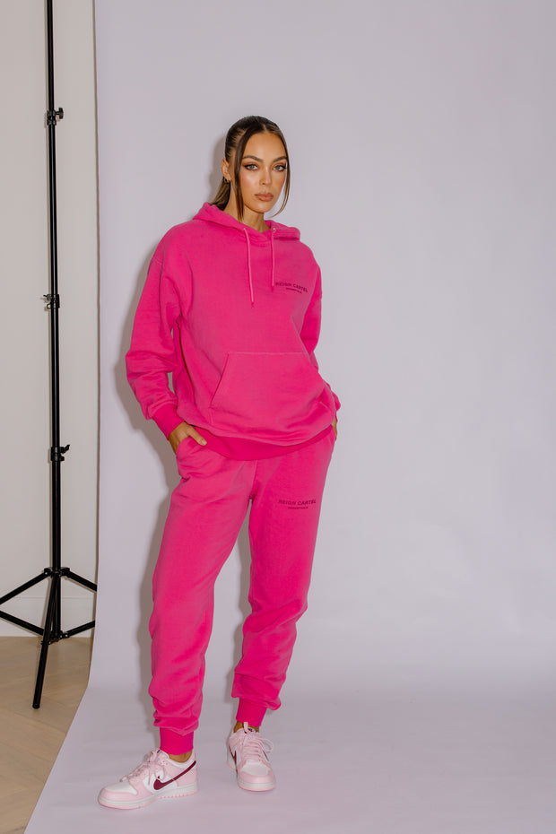 Essential Track Pant Relaxed Fit | Hot Pink