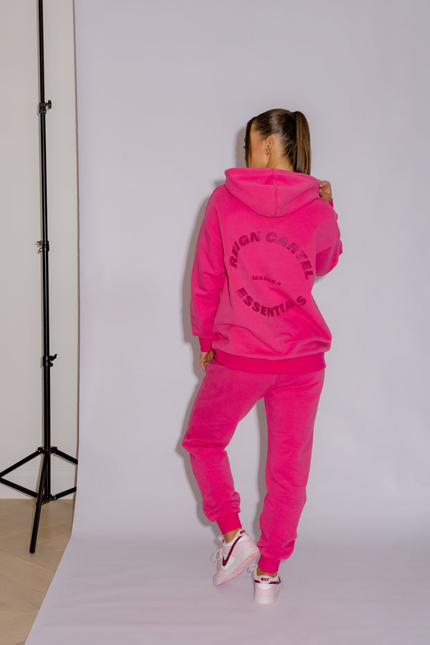 Essential Track Pant Relaxed Fit | Hot Pink