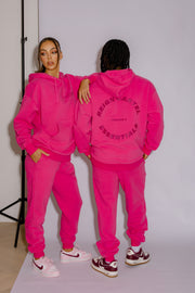 Essential Track Pant Relaxed Fit | Hot Pink