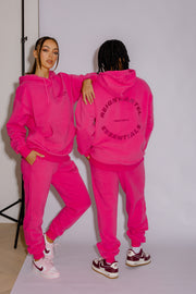 Essential Track Pant Relaxed Fit | Hot Pink