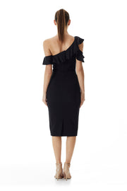 Duchess Midi Skirt | Black