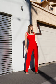 Jade Pantsuit | Red