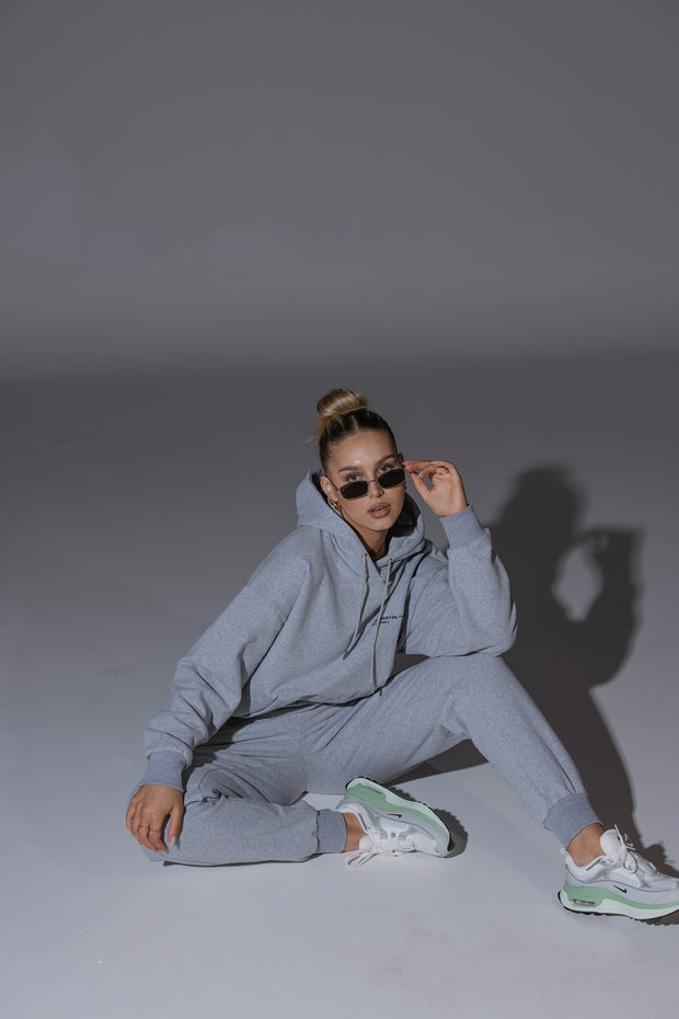 Essential Track Pant Relaxed Fit | Grey Marle