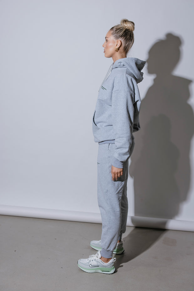 Essential Track Pant Relaxed Fit | Grey Marle