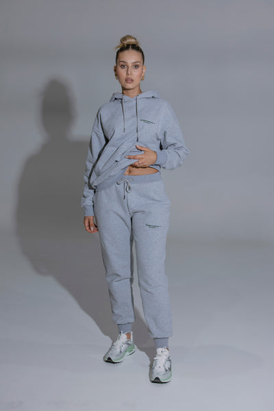 Essential Track Pant Relaxed Fit | Grey Marle
