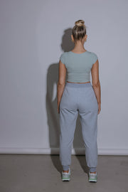 Essential Track Pant Relaxed Fit | Grey Marle