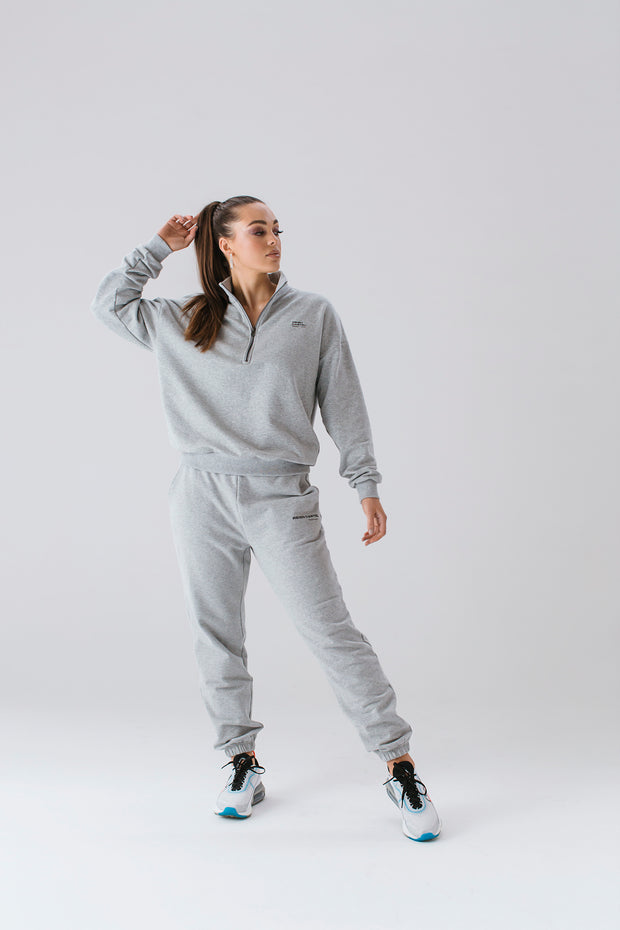 Half Zip Jumper | Grey