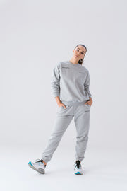 Essential Crew Jumper | Grey