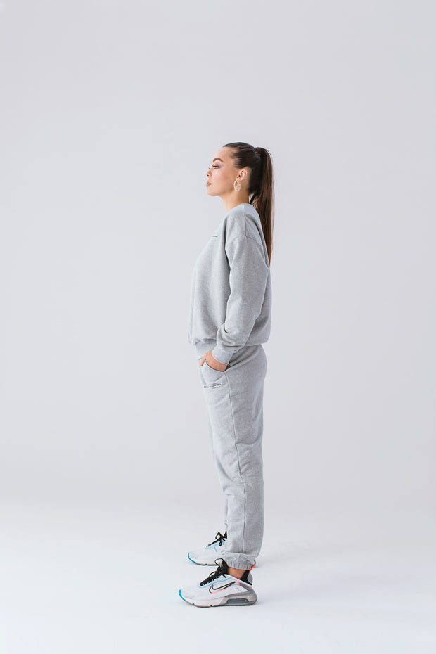 Essential Crew Jumper | Grey