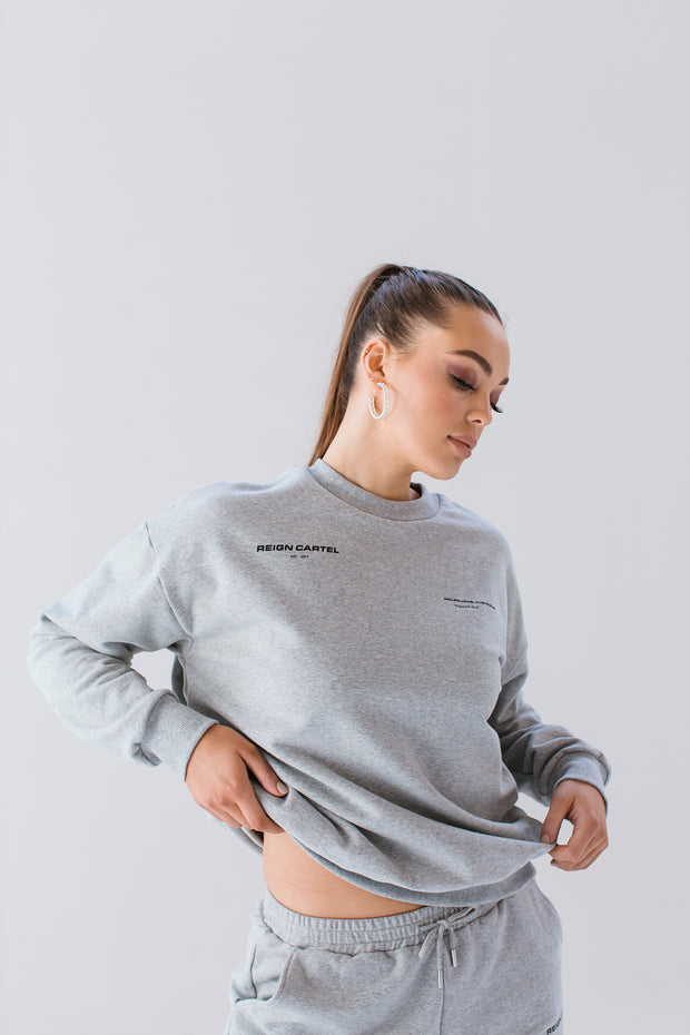 Essential Crew Jumper | Grey