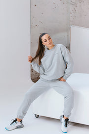 Essential Crew Jumper | Grey