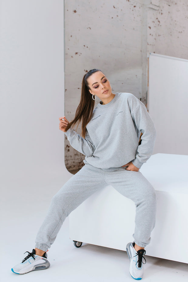 Essential Crew Jumper | Grey