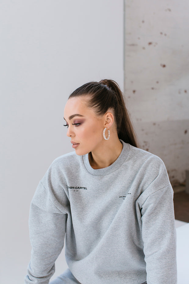 Essential Crew Jumper | Grey