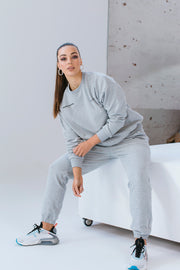 Essential Crew Jumper | Grey