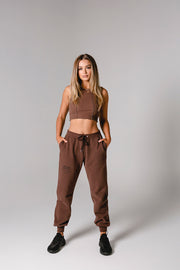 Essential Track Pant Relaxed Fit | Brown