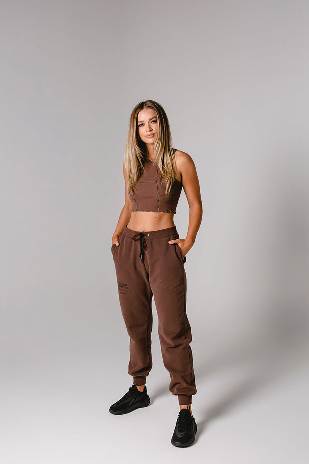 Essential Track Pant Relaxed Fit | Brown