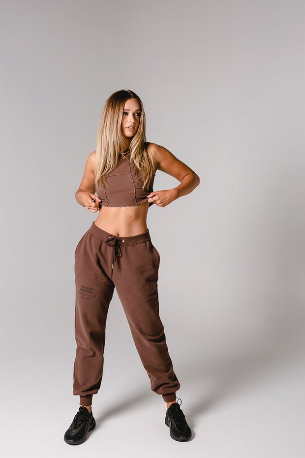 Essential Track Pant Relaxed Fit | Brown