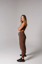 Essential Track Pant Relaxed Fit | Brown