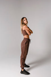 Essential Track Pant Relaxed Fit | Brown