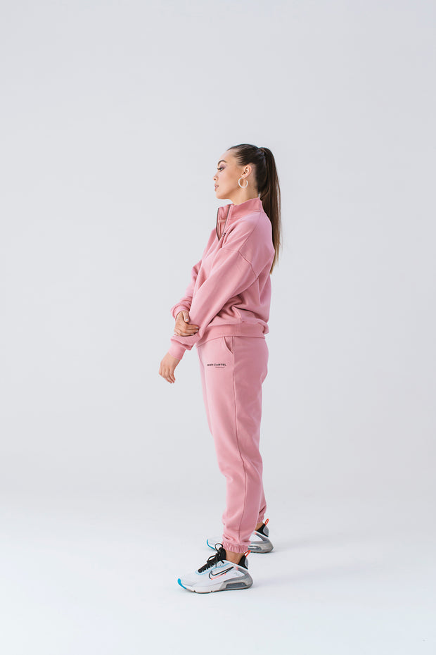 Half Zip Jumper | Dusty Coral