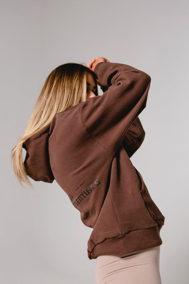 Essential Hoodie | Brown