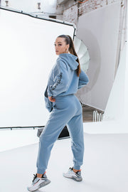 Essential Track Pant Relaxed Fit | Dusty Blue