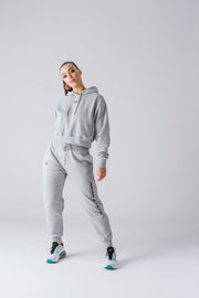 Cropped Hoodie | Grey