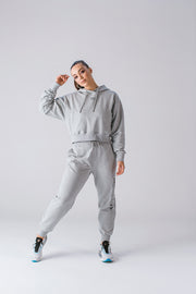 Cropped Hoodie | Grey