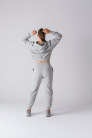 Cropped Hoodie | Grey