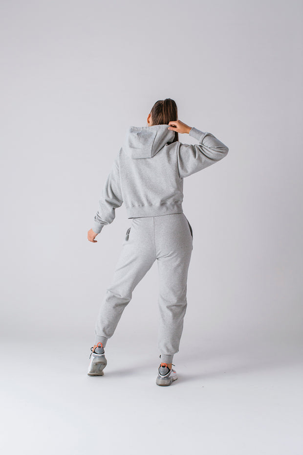 Cropped Hoodie | Grey