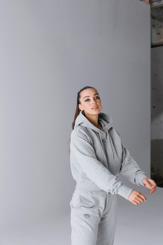 Cropped Hoodie | Grey