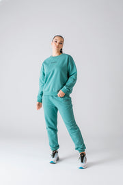 Tess Track Pants | Dusty Turquoise