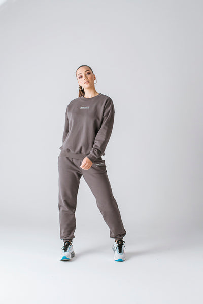 Tess Crew Jumper | Charcoal