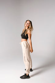 Comfortable Essential Track Pant in Oatmeal
