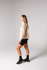 Half Zip Jumper Oversized | Oatmeal