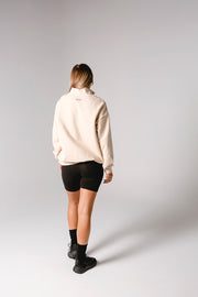 Half Zip Jumper Oversized | Oatmeal